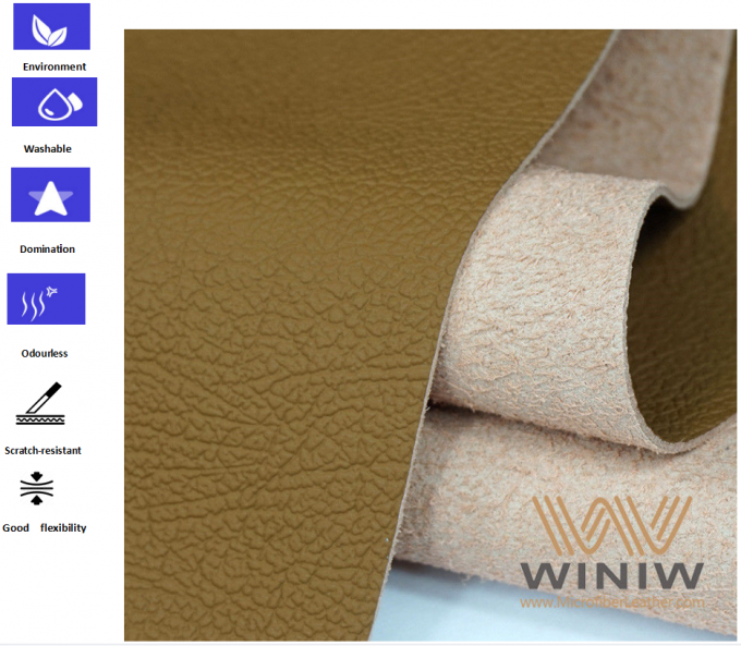 Кожа microfiber света Eco для доставки автомобиля быстрой
