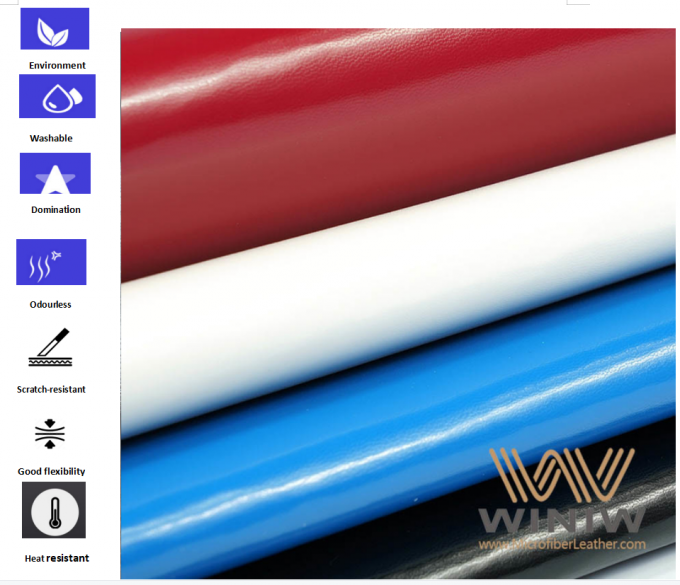 светлая и мягкая кожа microfiber для кожи волейбола синтетической