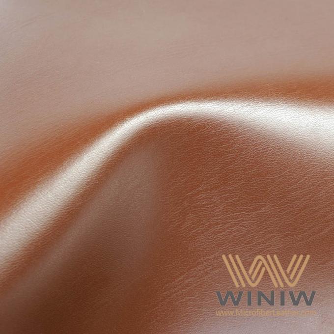 Ткань Faux Microfiber цвета и текстуры WINIW равномерная кожаная для поясов
