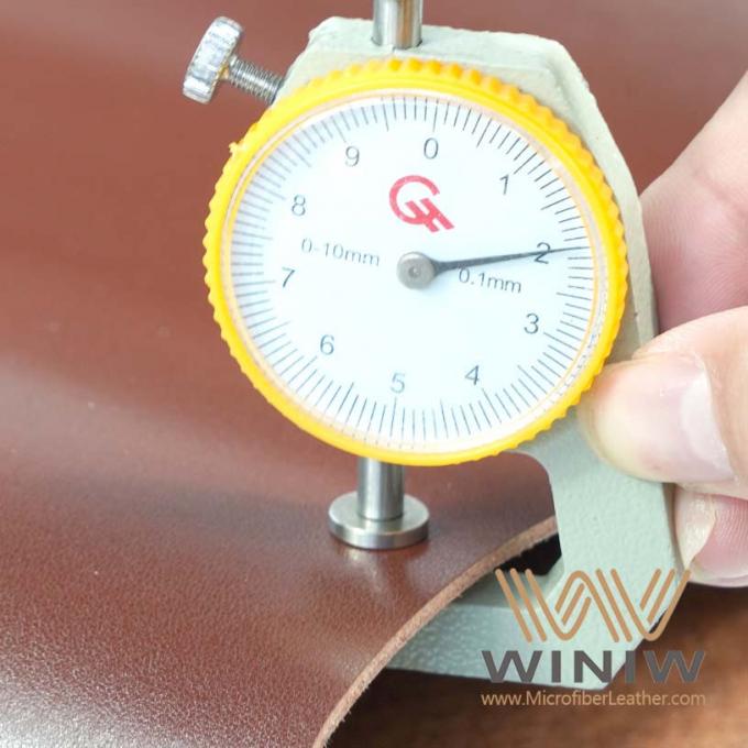 Ткань PU Microfiber главной ссадины устойчивая синтетическая кожаная для поясов