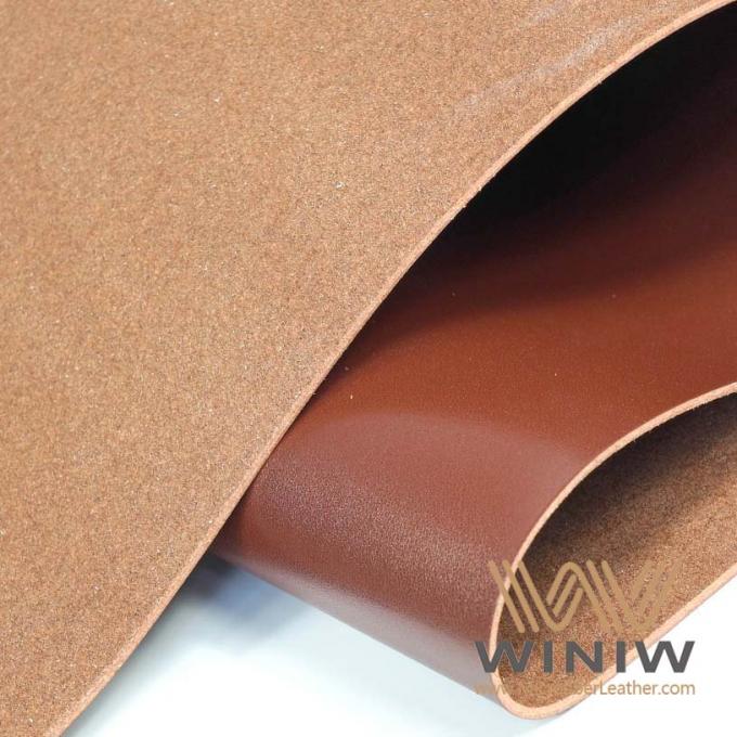 Кожа PU Microfiber главной ссадины устойчивая синтетическая для поясов