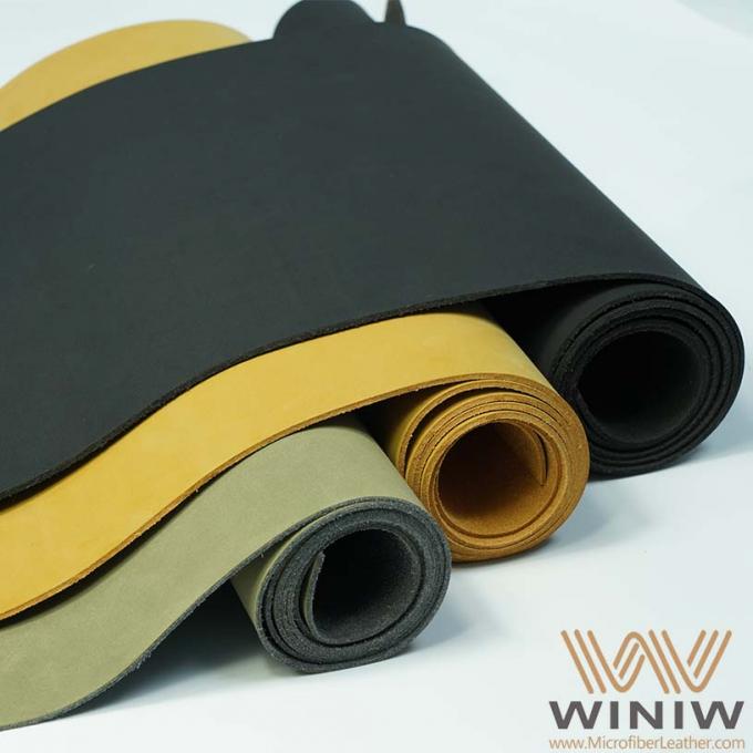 Ткань кожи Microfiber Nubuck высококачественного поверхностного финиша синтетическая