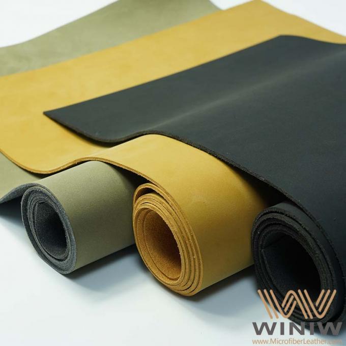 Материал кожи Microfiber Nubuck высококачественного поверхностного финиша синтетический