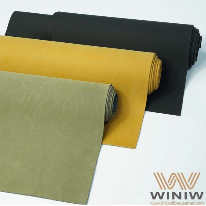 Может быть выбитая ткань кожи Microfiber Nubuck других цветов синтетическая