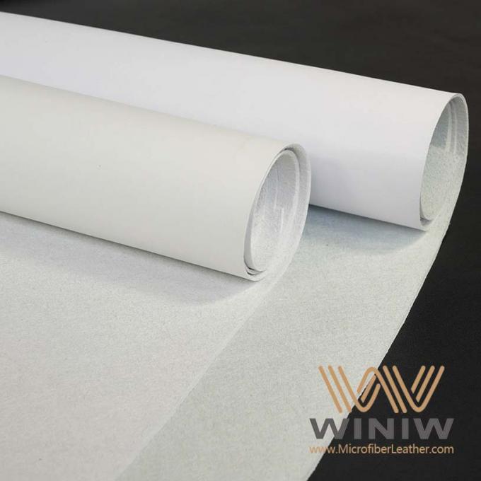 Материал PVC обувной кожи Microfiber Высоко-лоска синтетический,